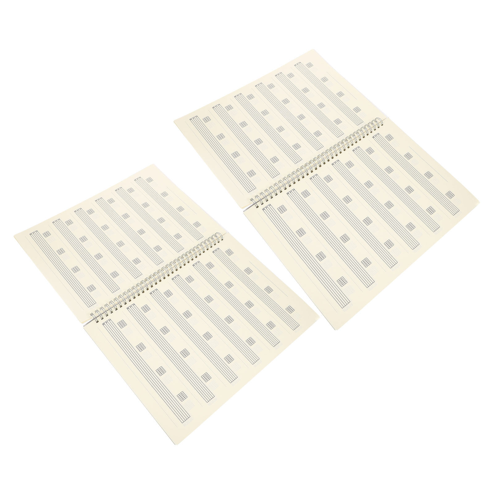 Blank Sheet Music Notebook - 2 ชิ้น สมุดโน้ตเพลงกีตาร์ กระดาษโน้ตเพลงเปล่า กระดาษแท็บกีตาร์ 6