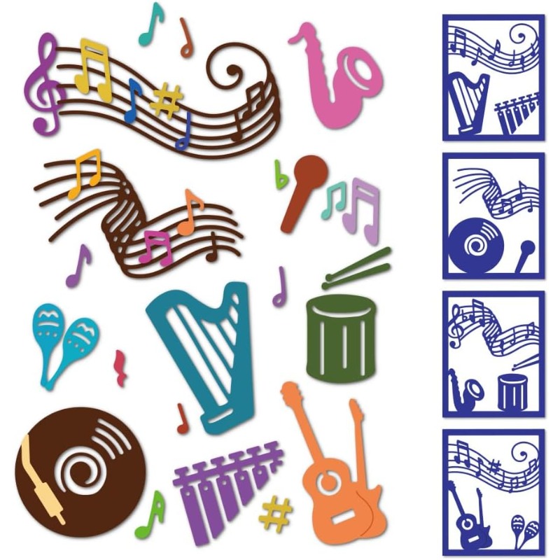 Blank Sheet Music Notebook - 2 ชิ้น 27 รูปแบบ Musical Note
