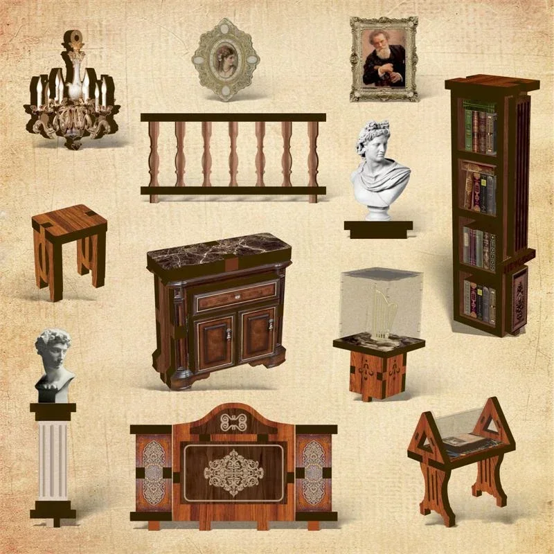 ชั้นวางหนังสือสไตล์วิทยาศาสตร์ - Diy Wooden Book Nook Kit Shelf Insert บทวิจารณ์และราคา
