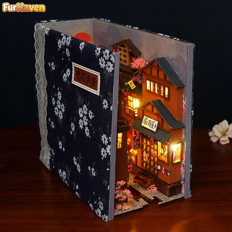 ชุดอุปกรณ์ตกแต่งชั้นวางหนังสือ - Diy Wooden Book Nook Kit Shelf Insert บทวิจารณ์และราคา