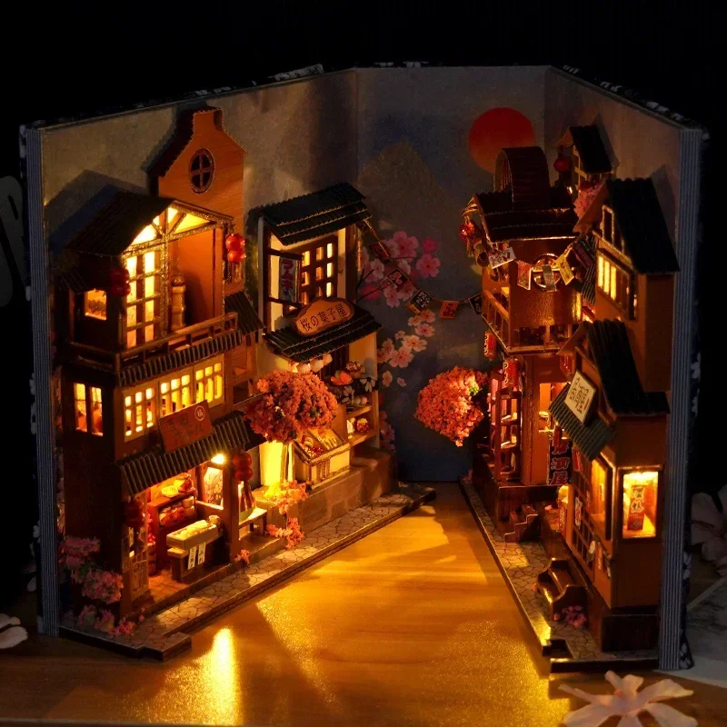 ชุดอุปกรณ์ตกแต่งชั้นวางหนังสือ - Diy Wooden Book Nook Kit Shelf Insert บทวิจารณ์และราคา