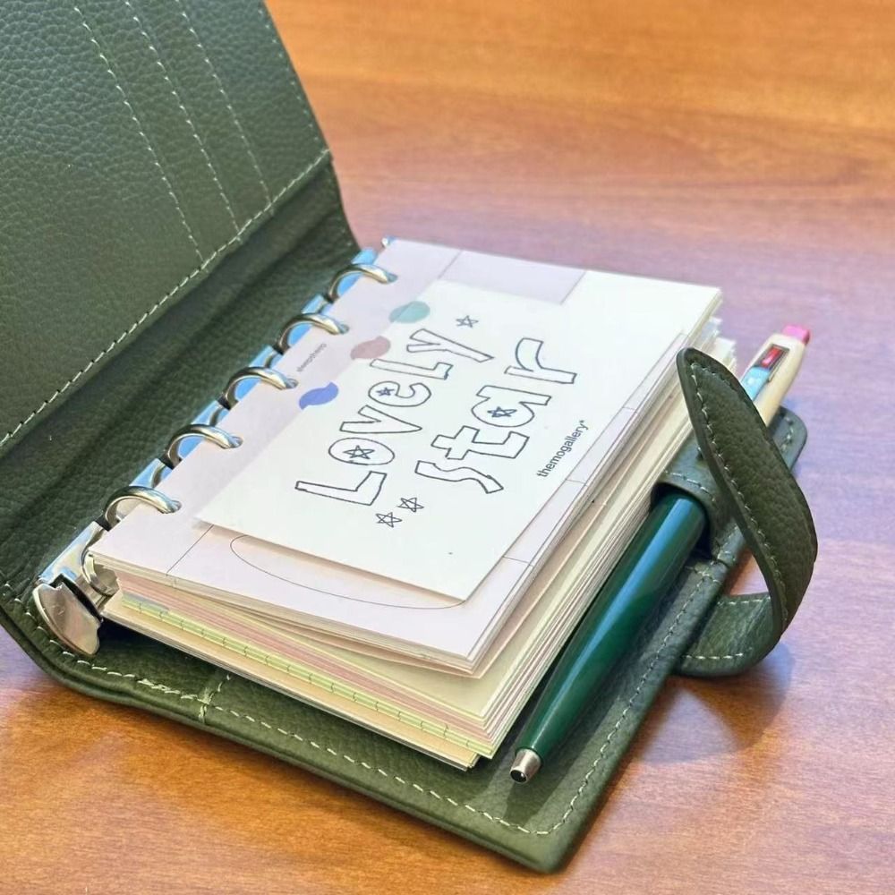 สมุดโน้ตหนังสีเขียว M5 รุ่นใหม - Vintage Leather Journal Notebook บทวิจารณ์และราคา