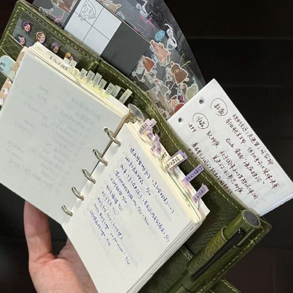 สมุดโน้ตหนังสีเขียว M5 รุ่นใหม - Vintage Leather Journal Notebook บทวิจารณ์และราคา