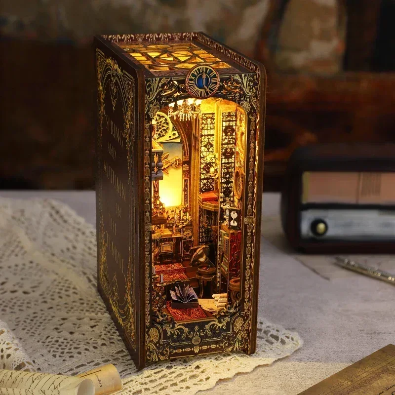 ชุดประกอบชั้นวางหนังสือไม้ DIY - Diy Wooden Book Nook Kit Shelf Insert บทวิจารณ์และราคา