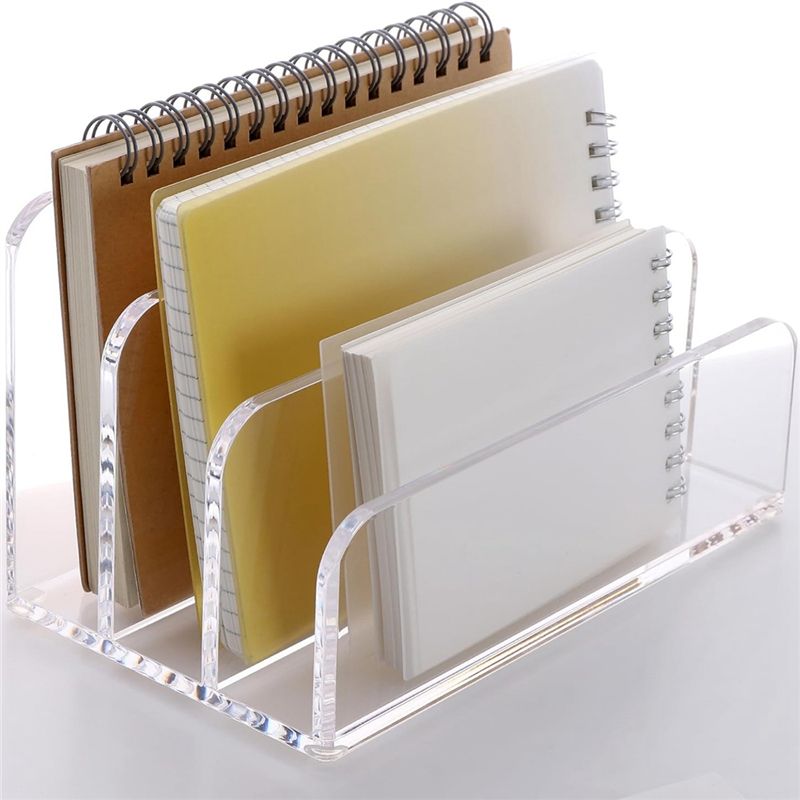 Voltvibe-3 ช่อง ที่เก็บเอกสารอ - Clear Acrylic Book Stand Holder บทวิจารณ์และราคา