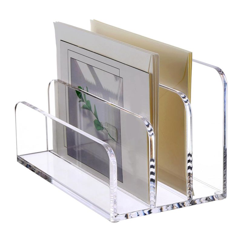 Voltvibe-3 ช่อง ที่เก็บเอกสารอ - Clear Acrylic Book Stand Holder บทวิจารณ์และราคา